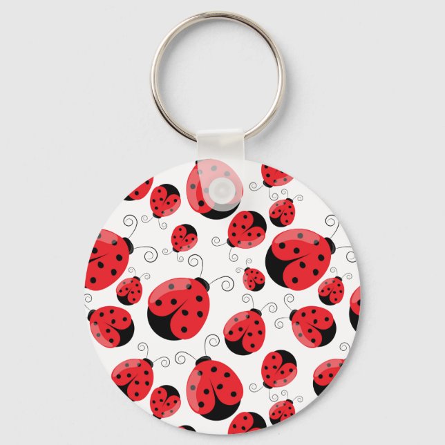 Nyckelkedja - Ladybug-nyckelkedja Nyckelring (Framsida)