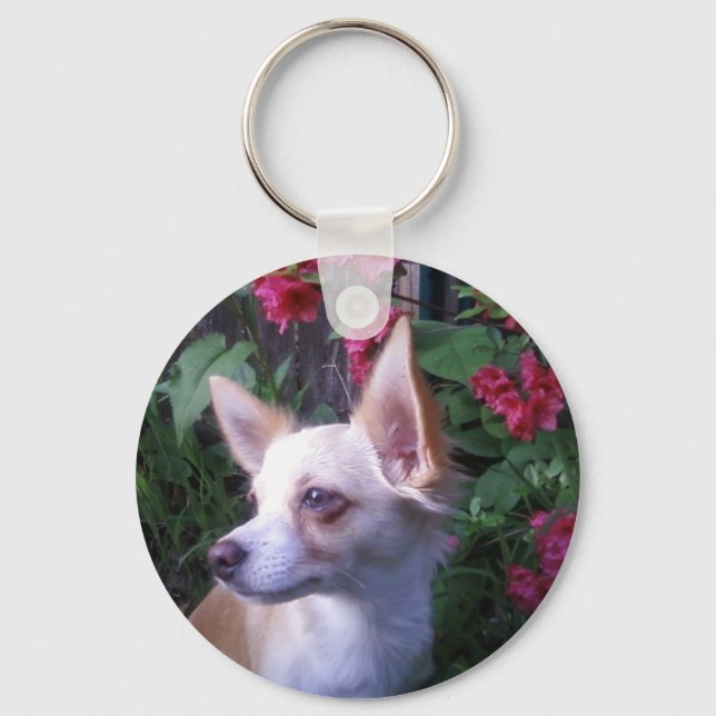 Nyckelkedja "Lägg till ditt eget foto" Nyckelring (Framsida)