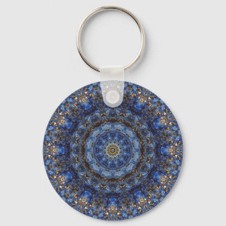 Nyckelkedja "Lapis Lazuli Laminate" Mandala Nyckelring