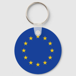 Nyckelkedja med EU-Flagga Nyckelring