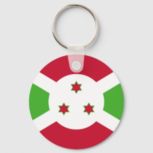 Nyckelkedja med Flagga av Burundi Nyckelring
