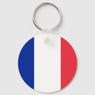 Nyckelkedja med Flagga av Frankrike Nyckelring