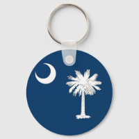 Nyckelkedja med Flagga av South Carolina State