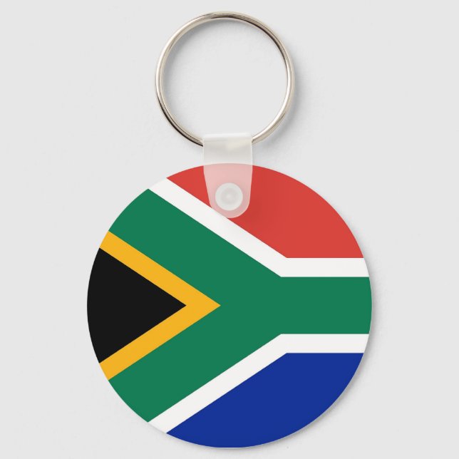 Nyckelkedja med Flagga av syd-Afrikan Nyckelring (Framsida)