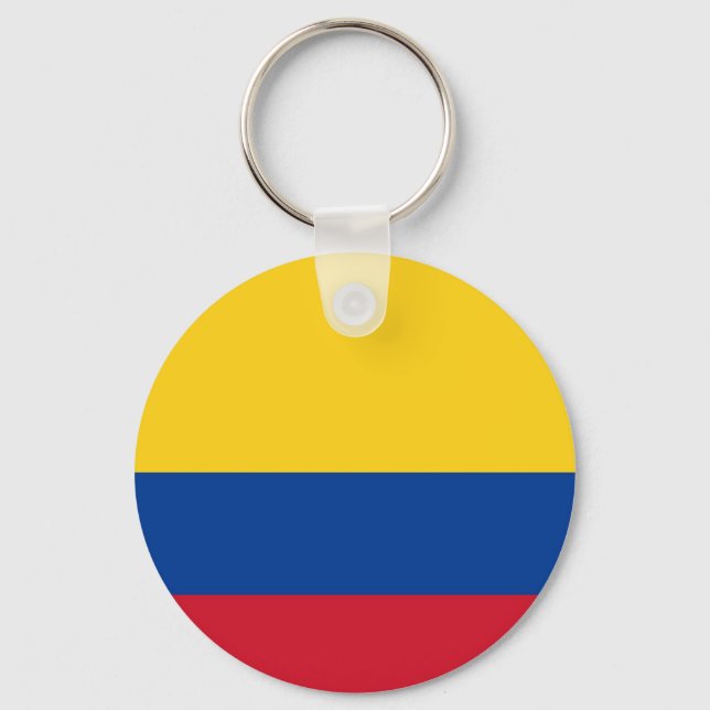 Nyckelkedja med Flagga Colombia Nyckelring (Framsida)