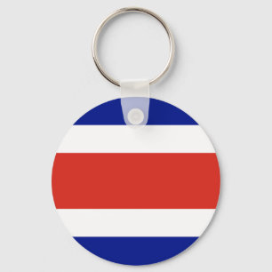 Nyckelkedja med Flagga från Costa Rica Nyckelring