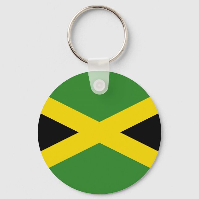 Nyckelkedja med Flagga Jamaica Nyckelring (Framsida)