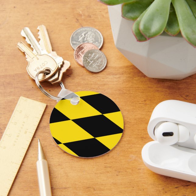 Nyckelkedja med Flagga München, Tyskland Nyckelring (Skrivbord)