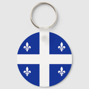 Nyckelkedja med Flagga Quebec, Kanada Nyckelring