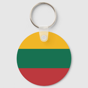 Nyckelkedja med Litauens Flagga Nyckelring