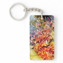 Nyckelkedja med naturdesign