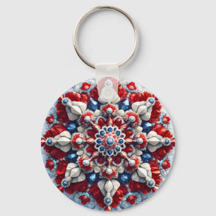 Nyckelkedja med Norge Färg Design Nyckelring