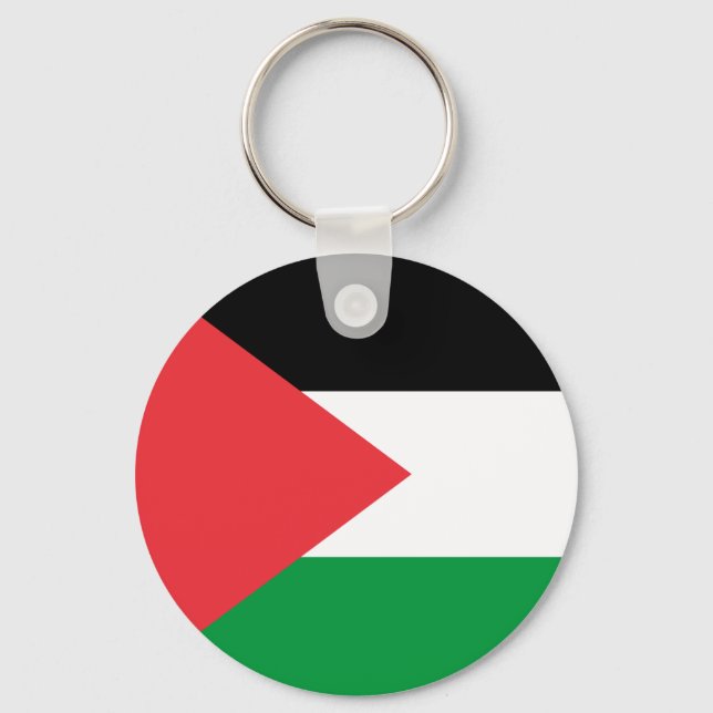Nyckelkedja med Palestinas Flagga Nyckelring (Framsida)