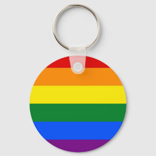 Nyckelkedja med Rainbow LGBT-Flagga Nyckelring