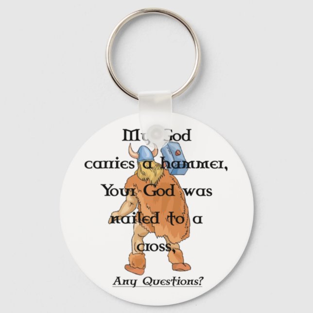 nyckelkedja Min Gud Nyckelring (Framsida)