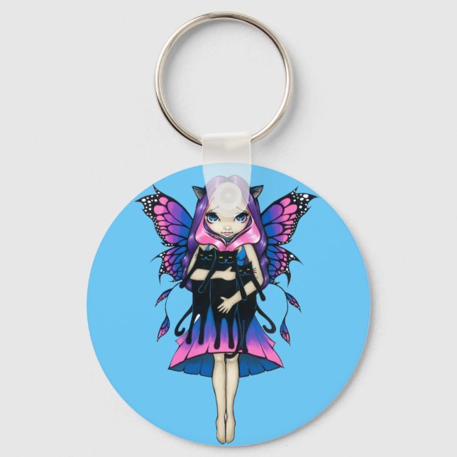 Nyckelkedja "Mina tre Kattungar" Nyckelring (Framsida)