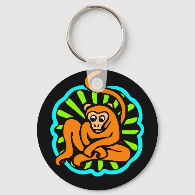 Nyckelkedja ~ Nycklar kinesisk zodiac-teckenårslös Nyckelring (Framsida)