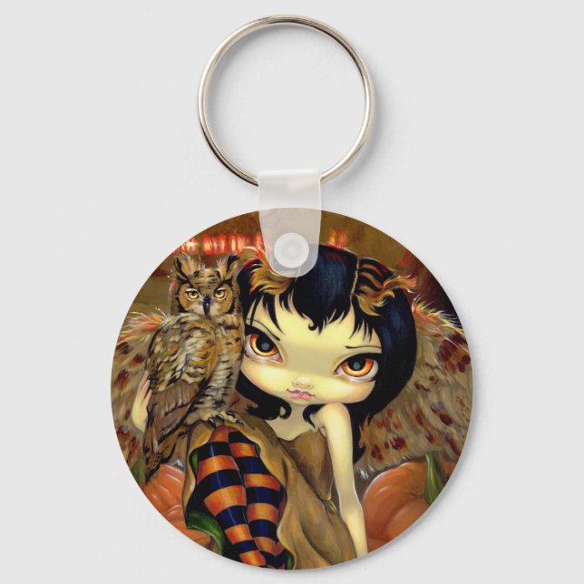 Nyckelkedja "Owlyn in Autumn" Nyckelring (Framsida)