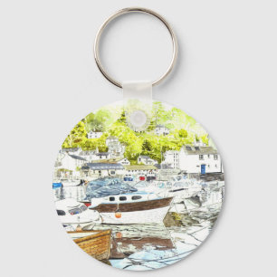 Nyckelkedja "Polperro-reflektioner" Nyckelring