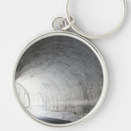 Nyckelkedja Rund Silverfärgad Nyckelring