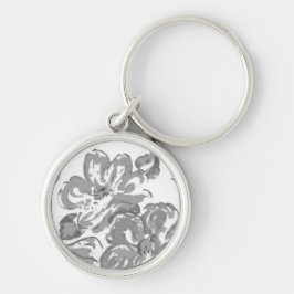 Nyckelkedja Rund Silverfärgad Nyckelring