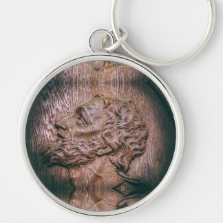 Nyckelkedja Rund Silverfärgad Nyckelring