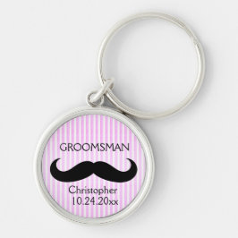 Nyckelkedja Rund Silverfärgad Nyckelring