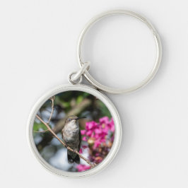 Nyckelkedja Rund Silverfärgad Nyckelring