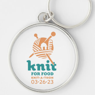 Nyckelkedja Rund Silverfärgad Nyckelring