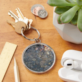 Nyckelkedja Rund Silverfärgad Nyckelring