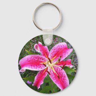 Nyckelkedja - Stargazer Lily Nyckelring