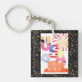 Nyckelkedja "USA kommer att Stiga upp igen"