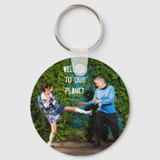 Nyckelkedja - Välkommen till vår planet Nyckelring