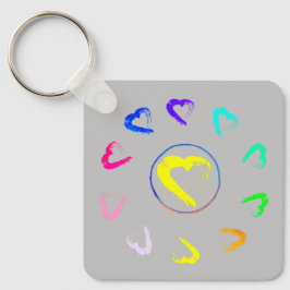 Nyckelkedjan Acrylic Suneart Metall Nyckelring