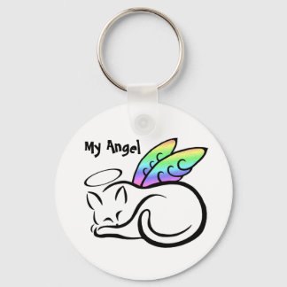 Nyckelkedjan Angel Kattunge (min ängel) Nyckelring