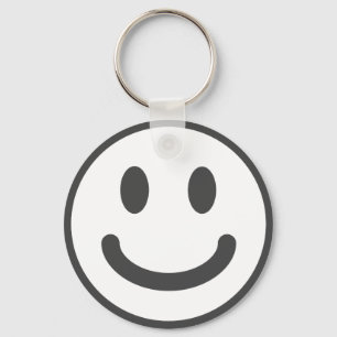 Nyckelkedjan ansikte/emoji/emoticon/lycklig ansikt nyckelring