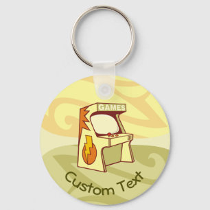 Nyckelkedjan Arcade Maskin Nyckelring