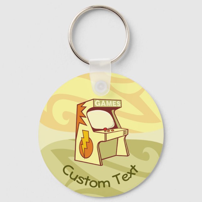 Nyckelkedjan Arcade Maskin Nyckelring (Framsida)