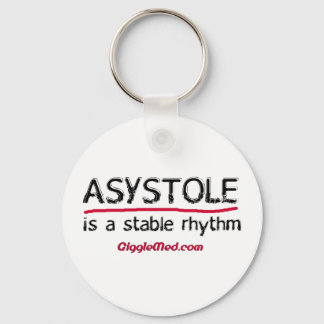 Nyckelkedjan Asystole Medical Humor Nyckelring