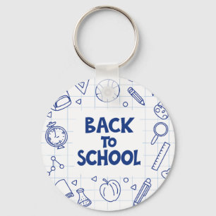 Nyckelkedjan back to school Doodle Nyckelring