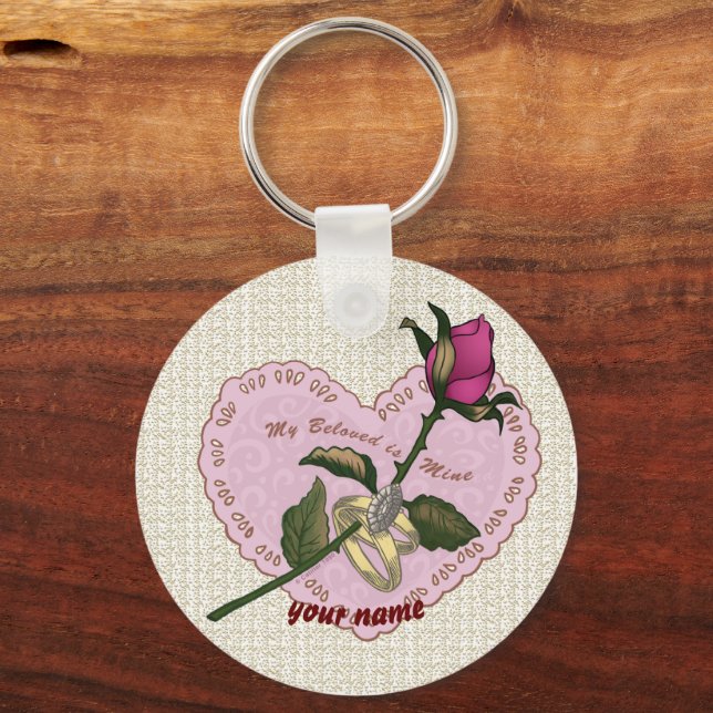 Nyckelkedjan Beloved Mine Ro Nyckelring (Framsida)