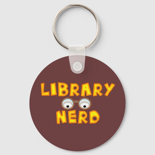 Nyckelkedjan bibliotek Nerd Nyckelring (Framsida)