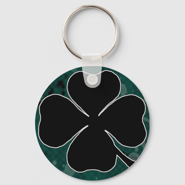Nyckelkedjan Black Klöver Nyckelring (Framsida)
