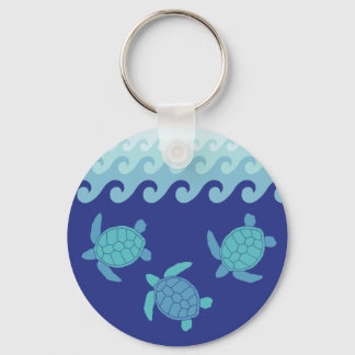 Nyckelkedjan Blue and Teal Sea Turtle Nyckelring