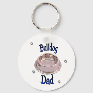 Nyckelkedjan Bulldog Pappa Nyckelring