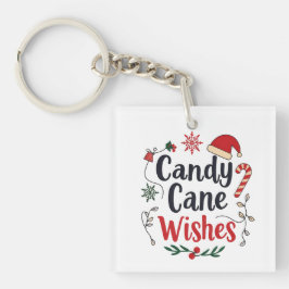 Nyckelkedjan Candy cane jul - Cheerful Gift Idea