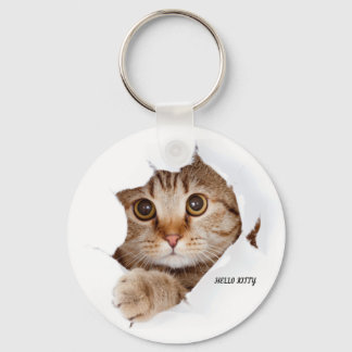 Nyckelkedjan Cute Hej Kattunge Nyckelring