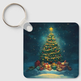 Nyckelkedjan Cute Julgran Nyckelring