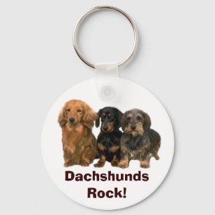 Nyckelkedjan Dachshunds Sten Nyckelring