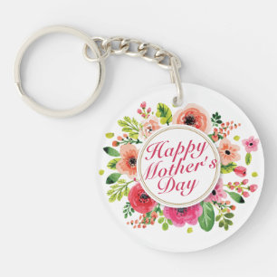 Nyckelkedjan Elegant i Lycklig Mors dag Blommigt R